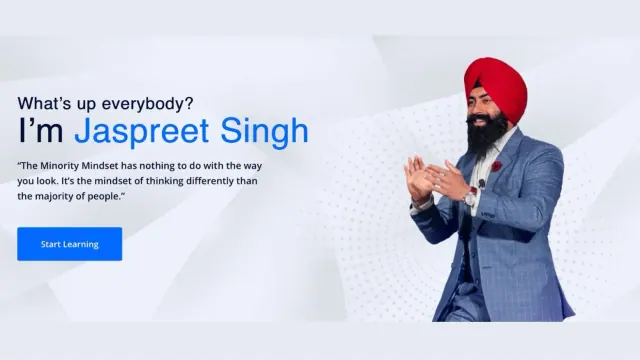 An advertisement for Jaspreet Singh