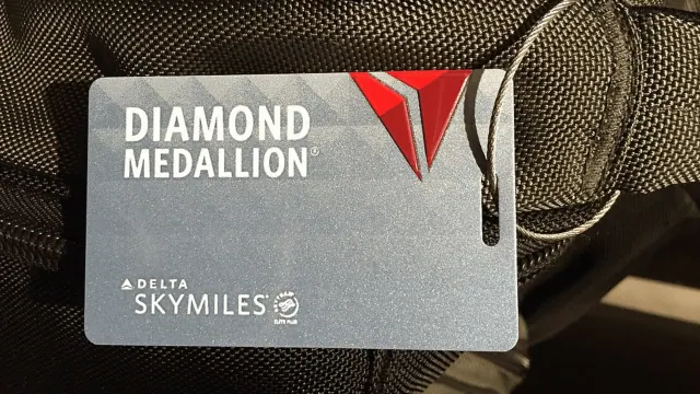 An archival airline loyalty card