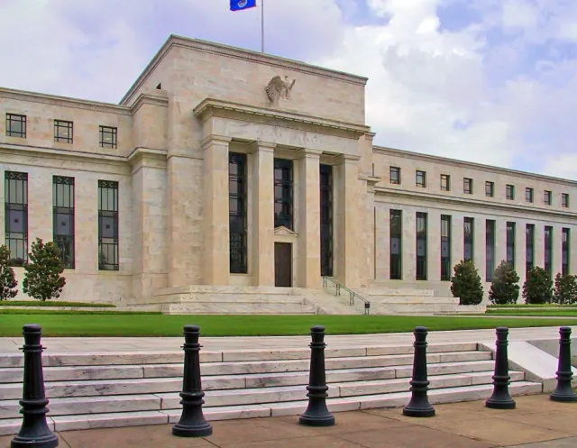 A Federal Reserve building