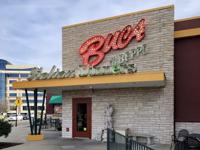 Sign, Buca di Beppo Italian Restaurant, Rookwood, Norwood, OH