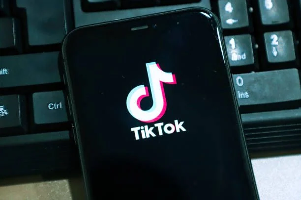 TikTok displayed on a phone