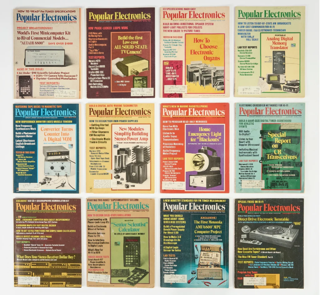 early editions of Popular Mechanics from late Microsoft cofounder Paul Allen