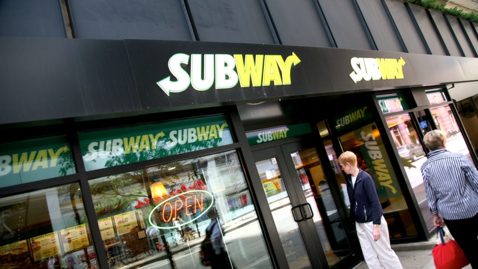 Subway Sandwich Storefront